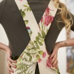 Ladies’ Apron with Crossed Straps – Botanico